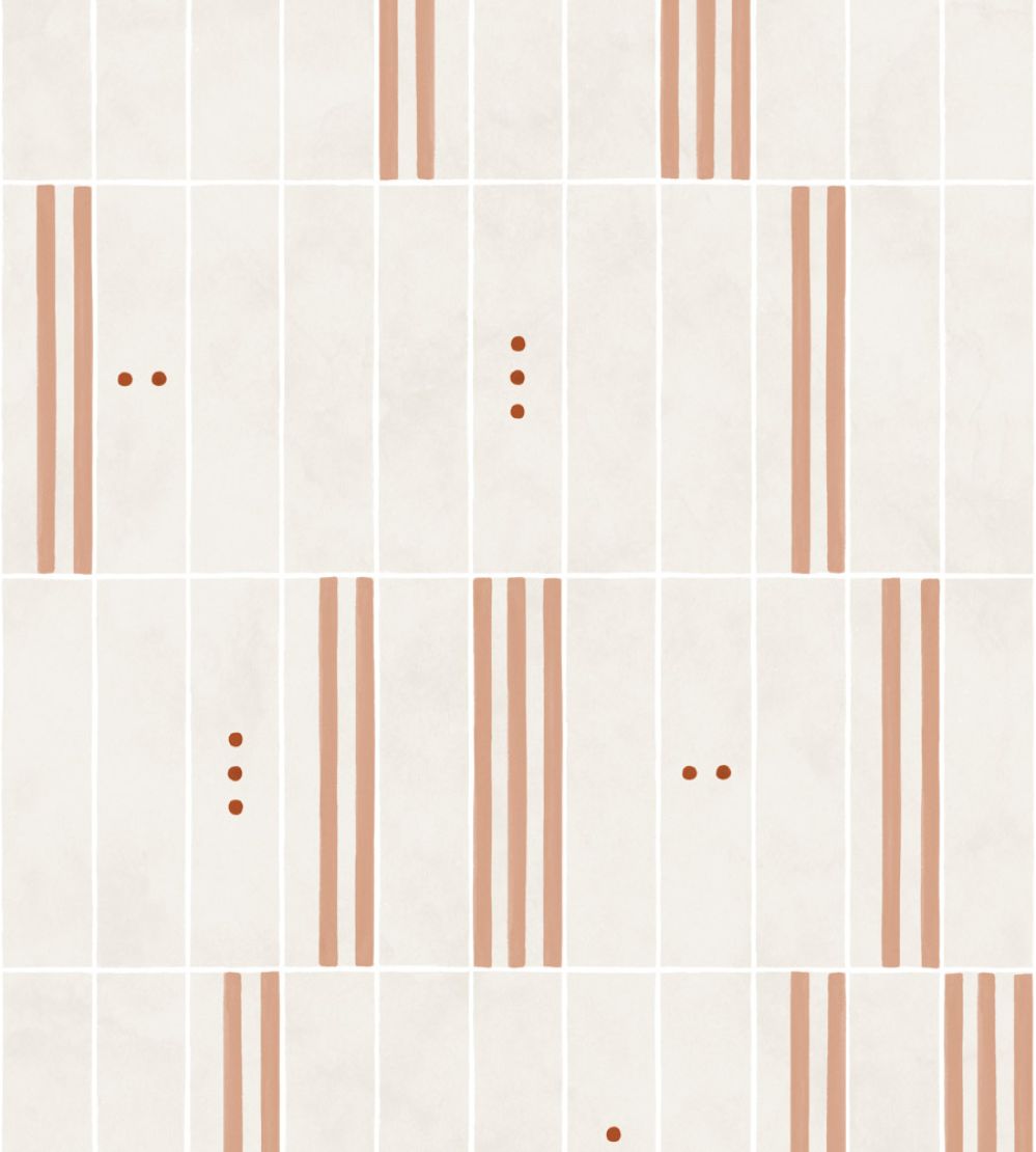 Play Blocks Wallpaper by Coordonne Peach