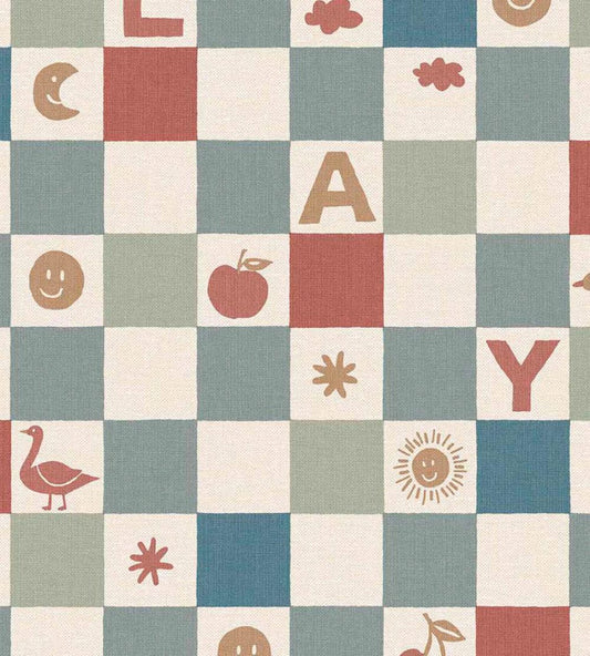Play Wallpaper by Eijffinger Blue/Red