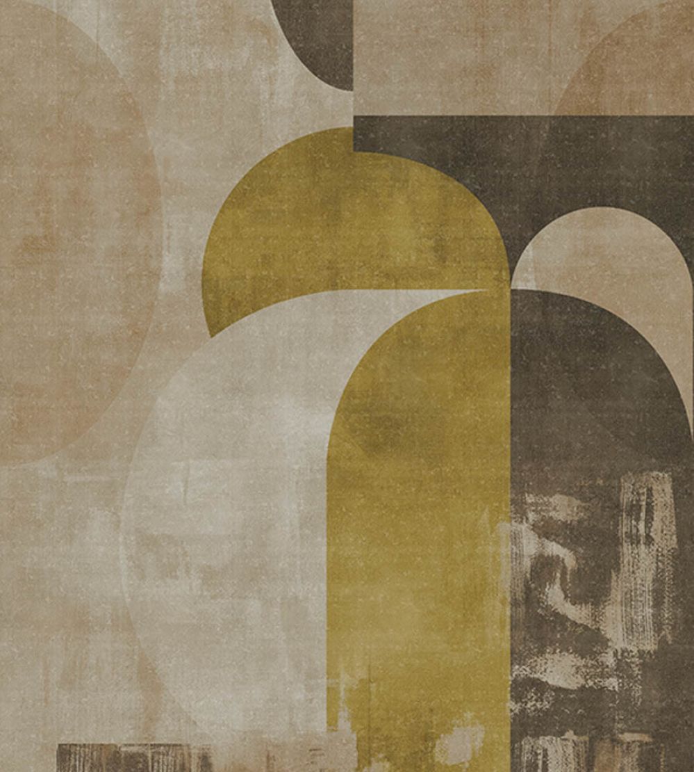 Plinthos Metallic Mural by Jannelli&Volpi Brown