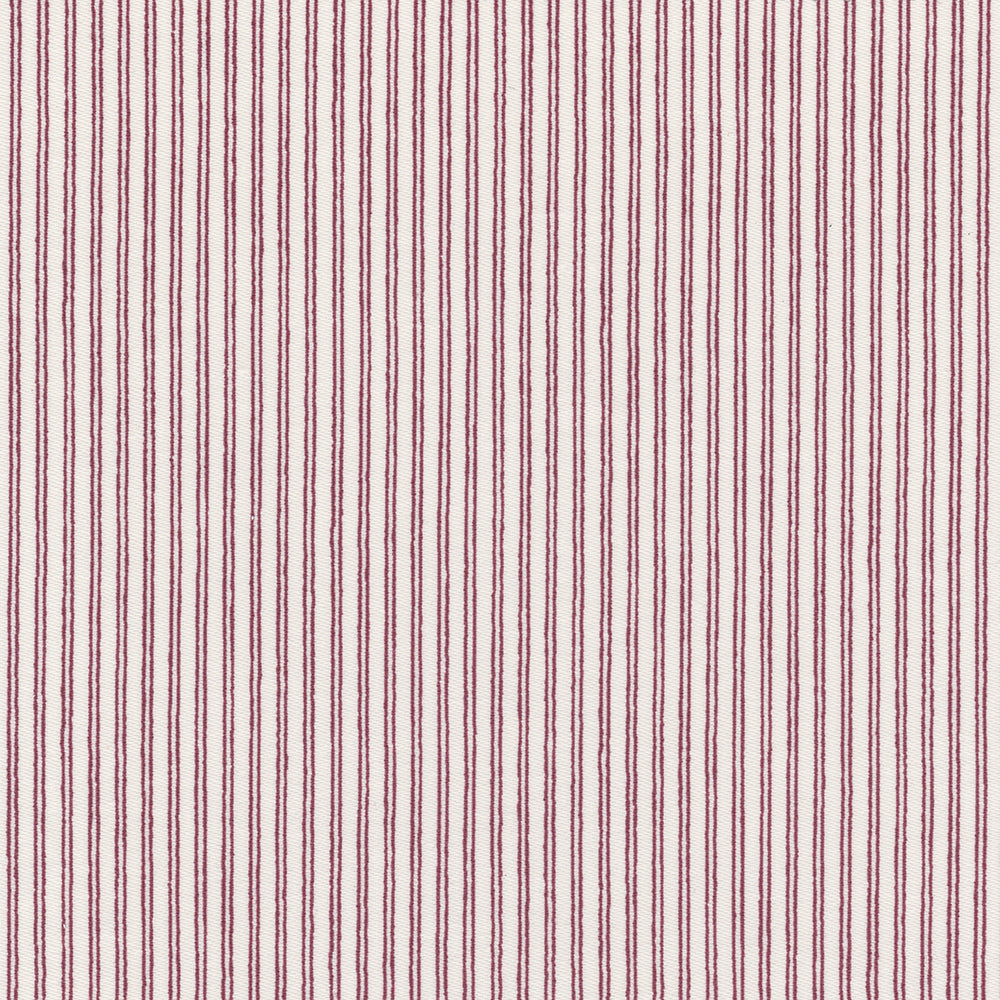 Plough Stripe Fabric by Nile & York in Grenache
