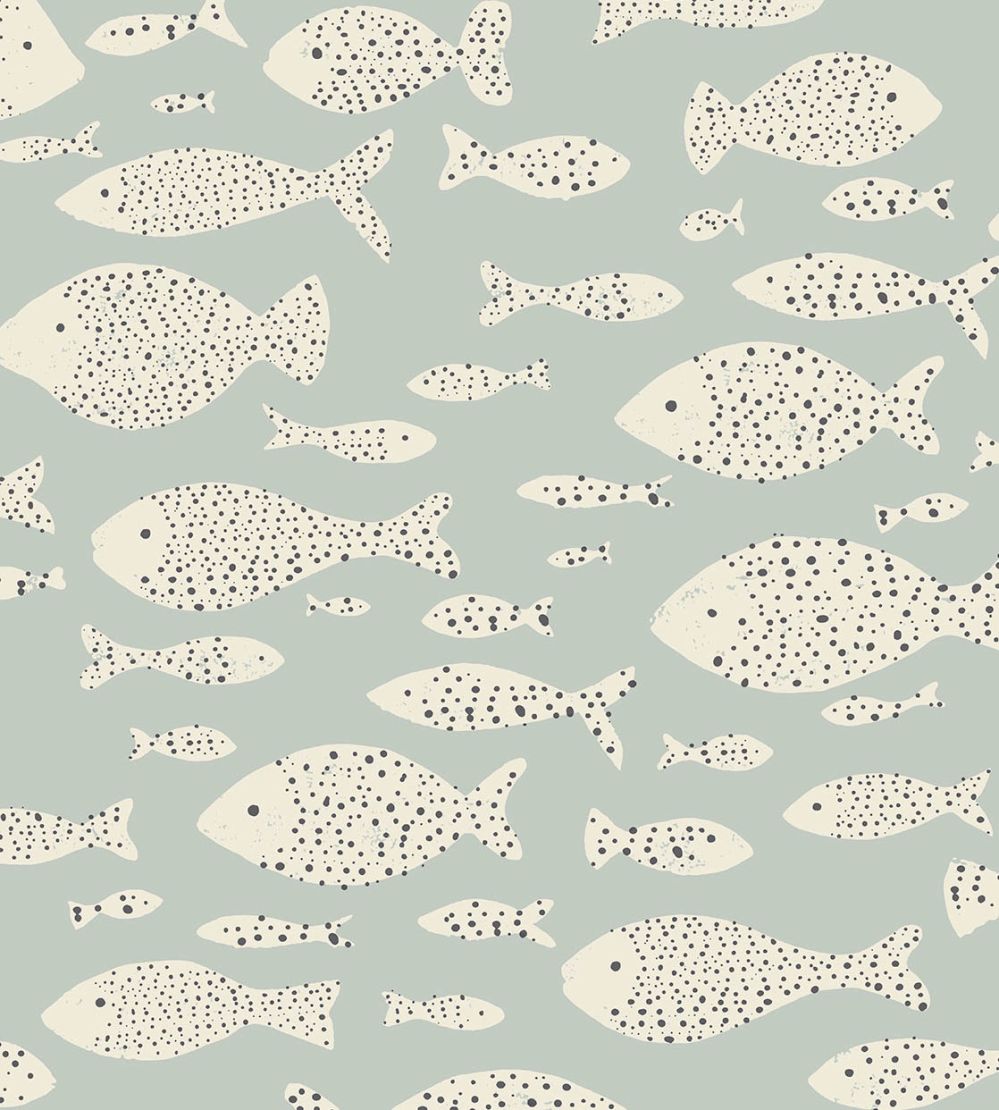 Polka Fish Wallpaper by Eijffinger 4