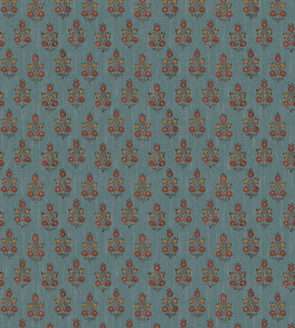 Poppy Sprig Wallpaper by GP & J Baker Denim