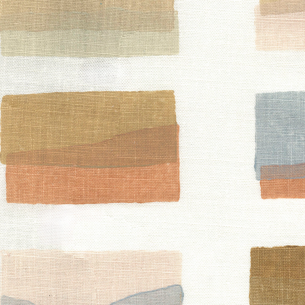 Postcards Handblock Fabric by Galbraith & Paul in Fall