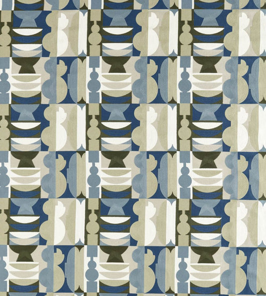Pot Shop Fabric by Harlequin Atlantic/Neptune Green