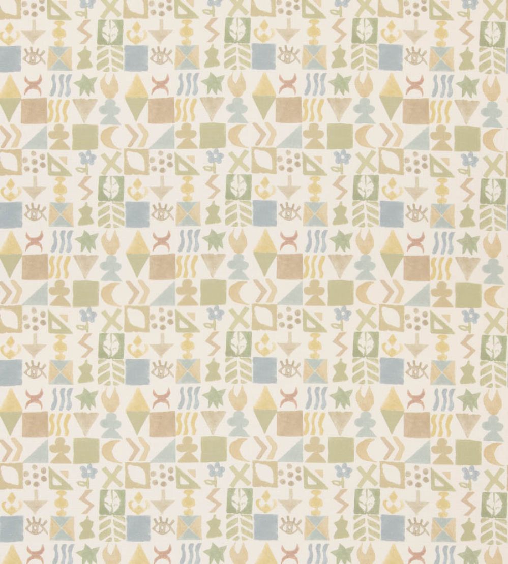 Potato Print Fabric by GP & J Baker Sage
