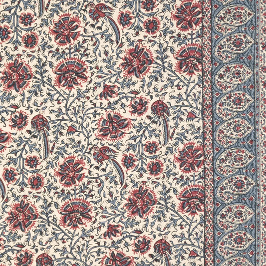 Poupak Raspberry fabric by Lisa Fine Textiles