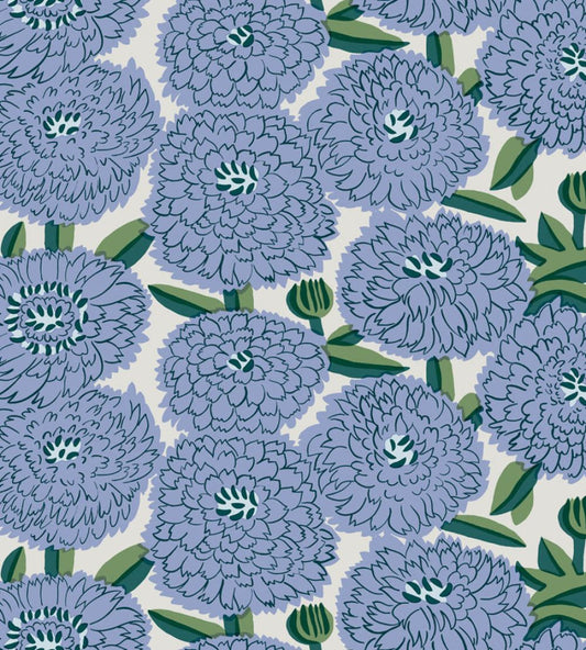Primavera Wallpaper by Marimekko Blue
