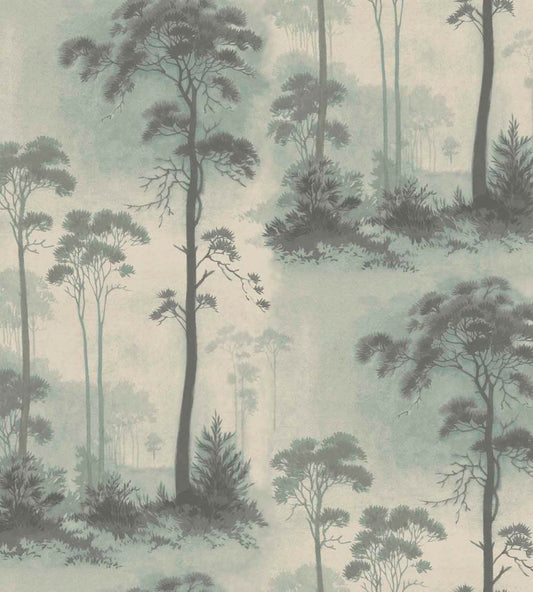 Prior Park Wallpaper by 1838 Wallcoverings Duck Egg Blue