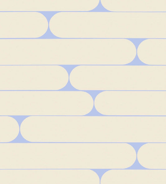 Putki Wallpaper by Marimekko Blue
