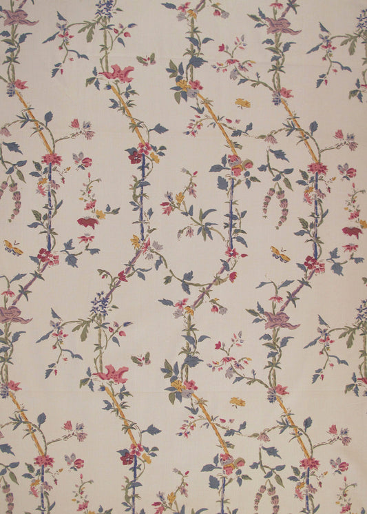 Bamboo Garden Fabric by Rose Cumming in Original Parchment