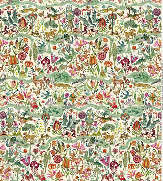 River of Joy Wallpaper by Christopher Farr Cloth Fuchsia