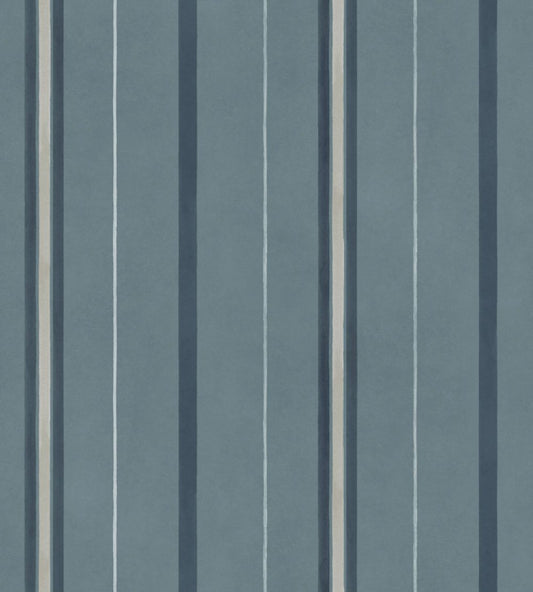 Rolling Stripes Wallpaper by Coordonne Sapphire