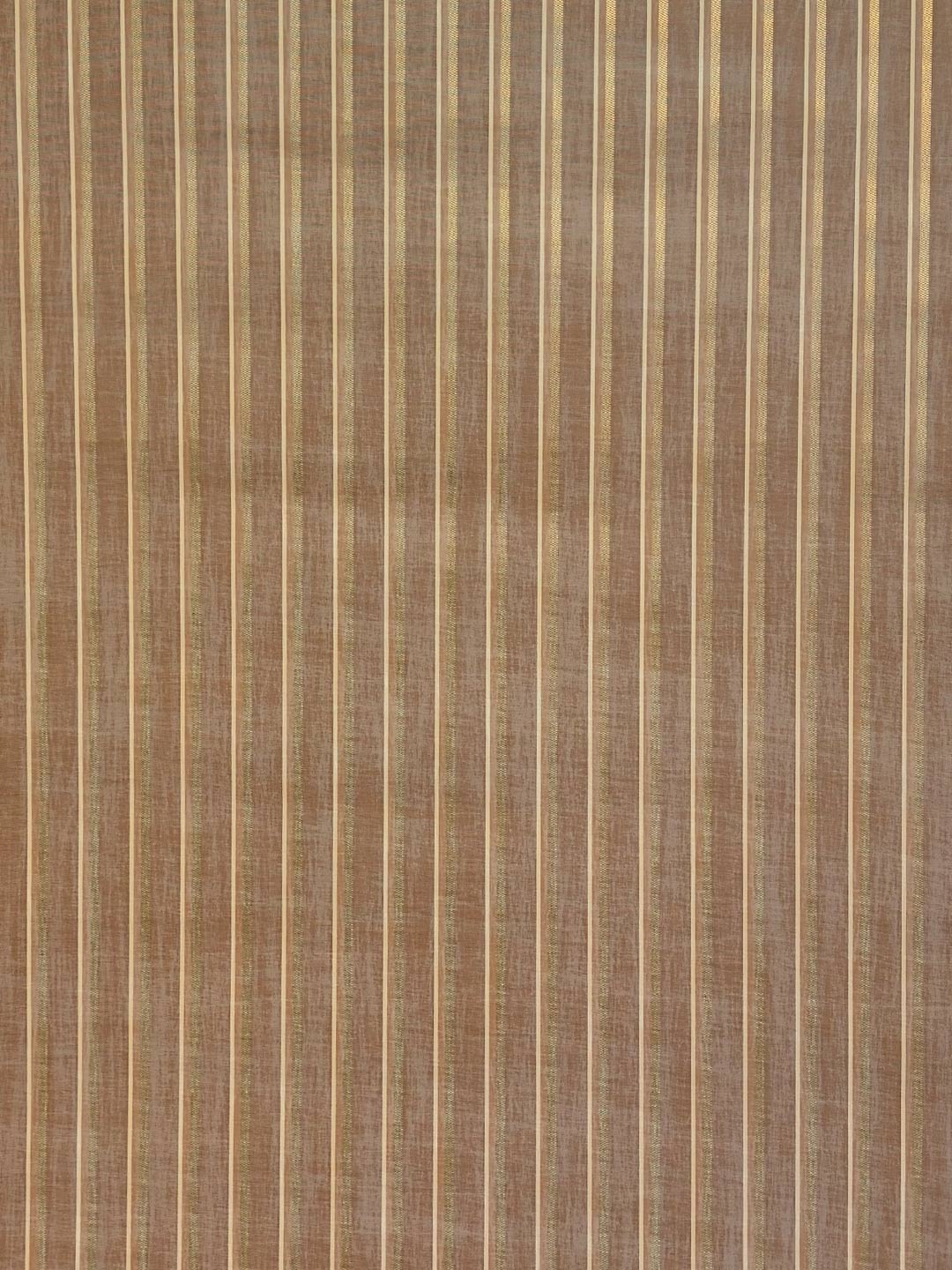 Romeo Stripe Wallpaper by Watts 1874 in Marron Glacé Gold - Poetic Gold