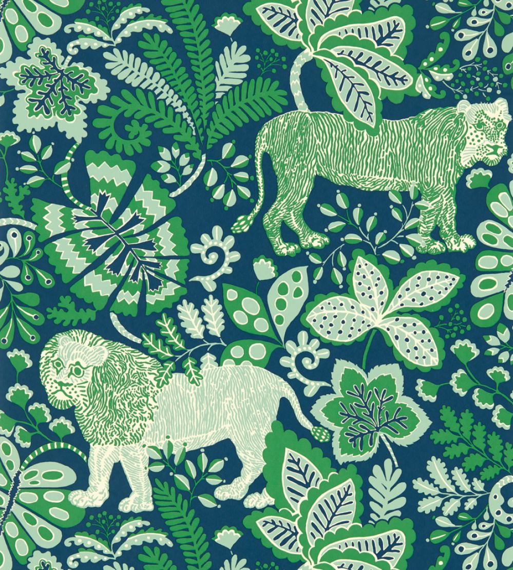 Rumble In The Jungle Wallpaper by Scion Midnight / Mint Leaf