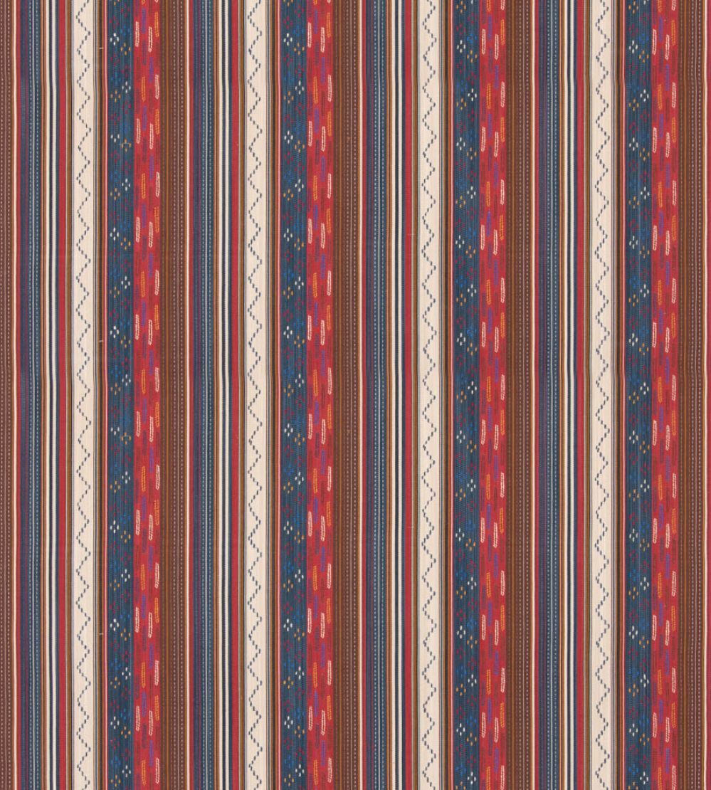 Runaway Fabric by GP & J Baker Indigo/Red