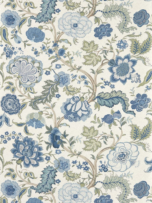 Salisbury Wallpaper by Sanderson Tetbury Blue