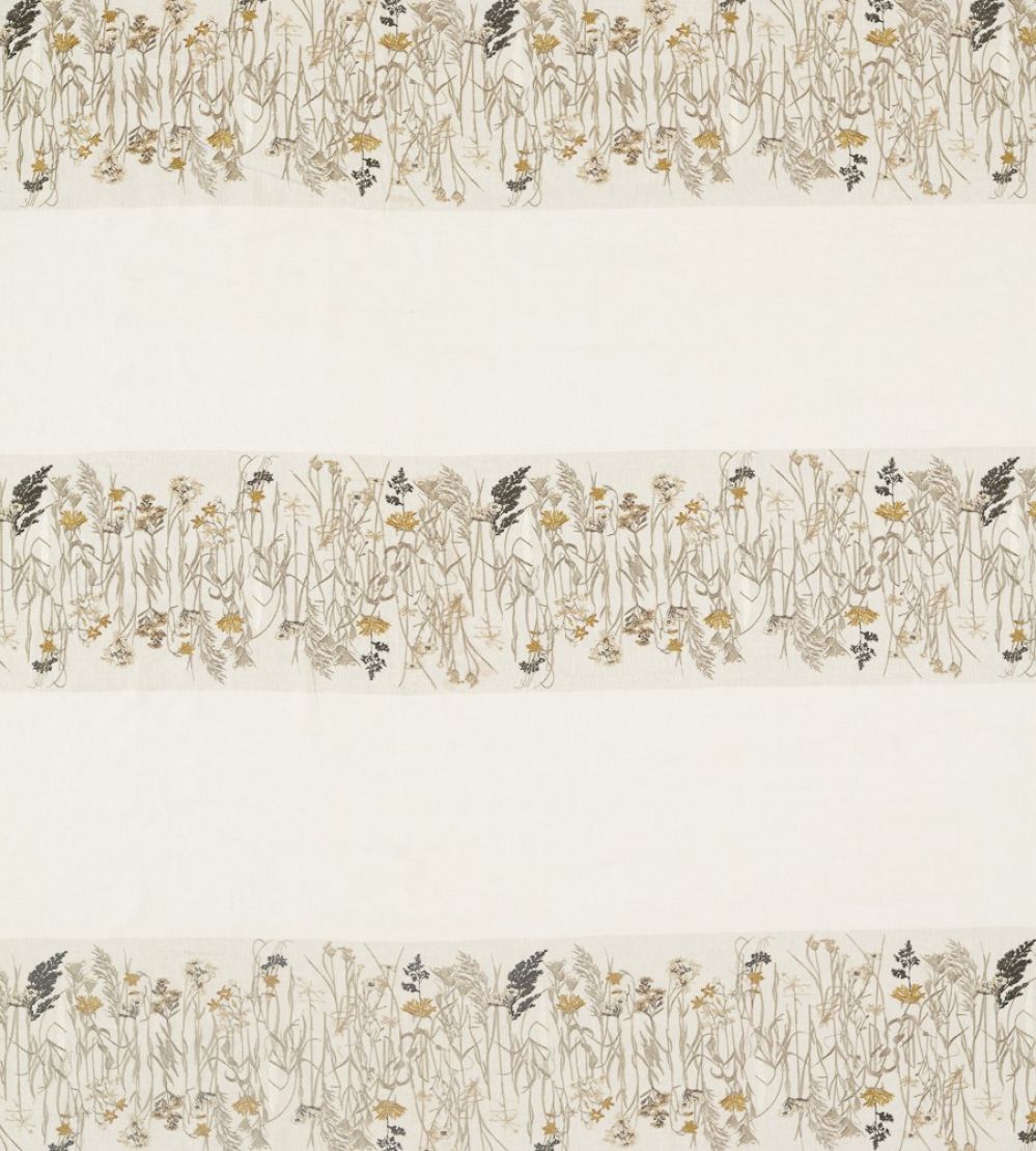 Pressed Flowers Fabric by Sanderson Sable/Corn