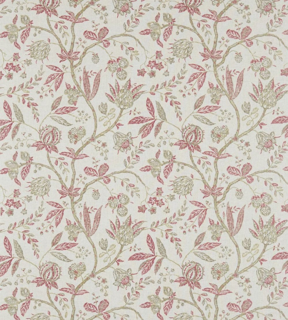 Solaine Fabric by Sanderson Russet/Cream