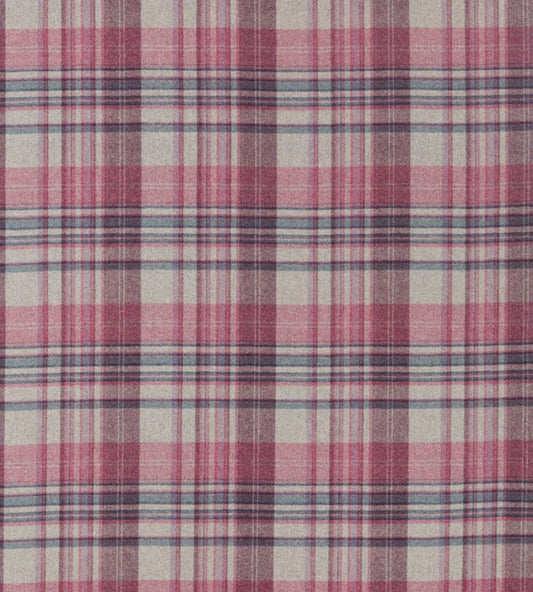 Bryndle Check Fabric by Sanderson Mulberry / Fig