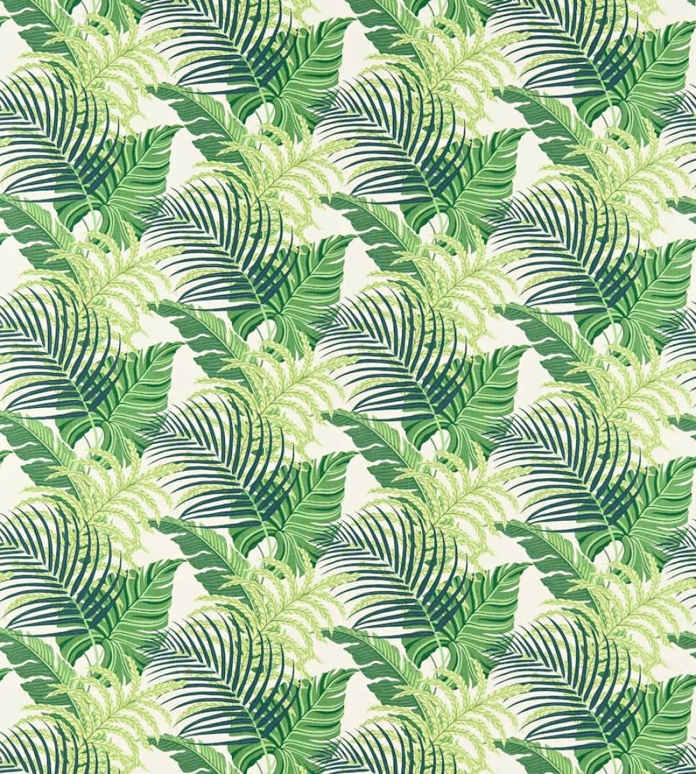 Manila Fabric by Sanderson Green/Ivory