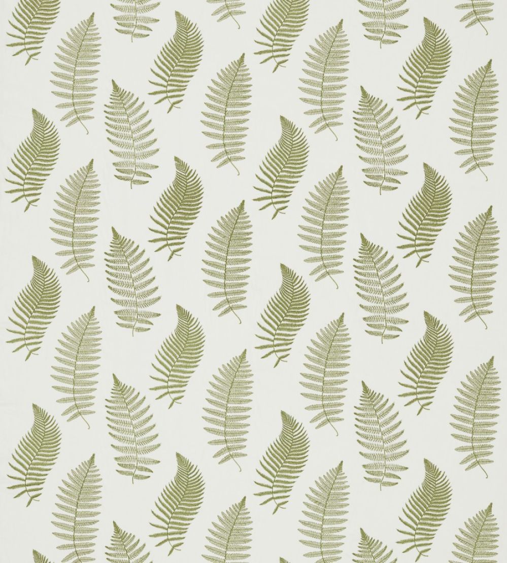 Fern Embroidery Fabric by Sanderson Moss