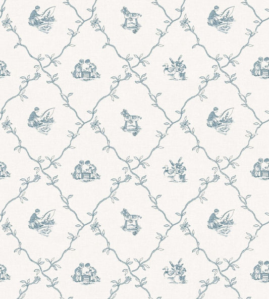 Scenes Wallpaper by Coordonne Indigo