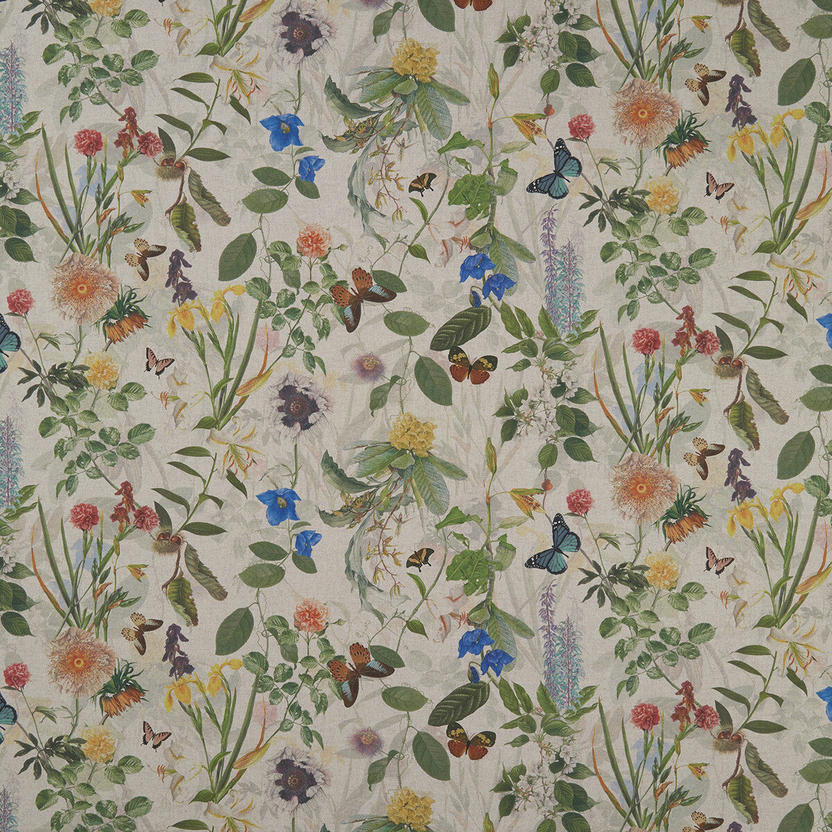 Secret Garden Linen fabric by Clarke & Clarke