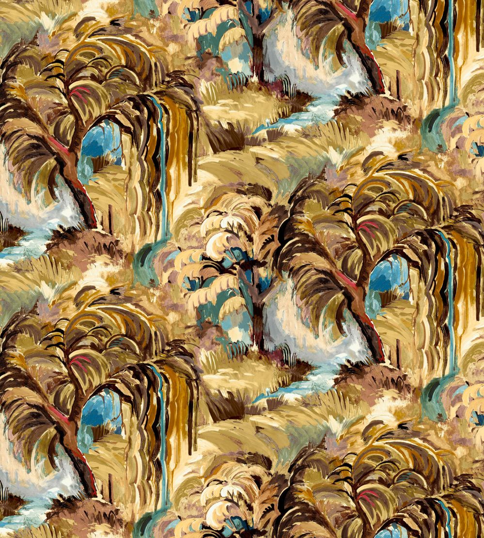 Secret Lagoon Midi Fabric by Arley House Henna