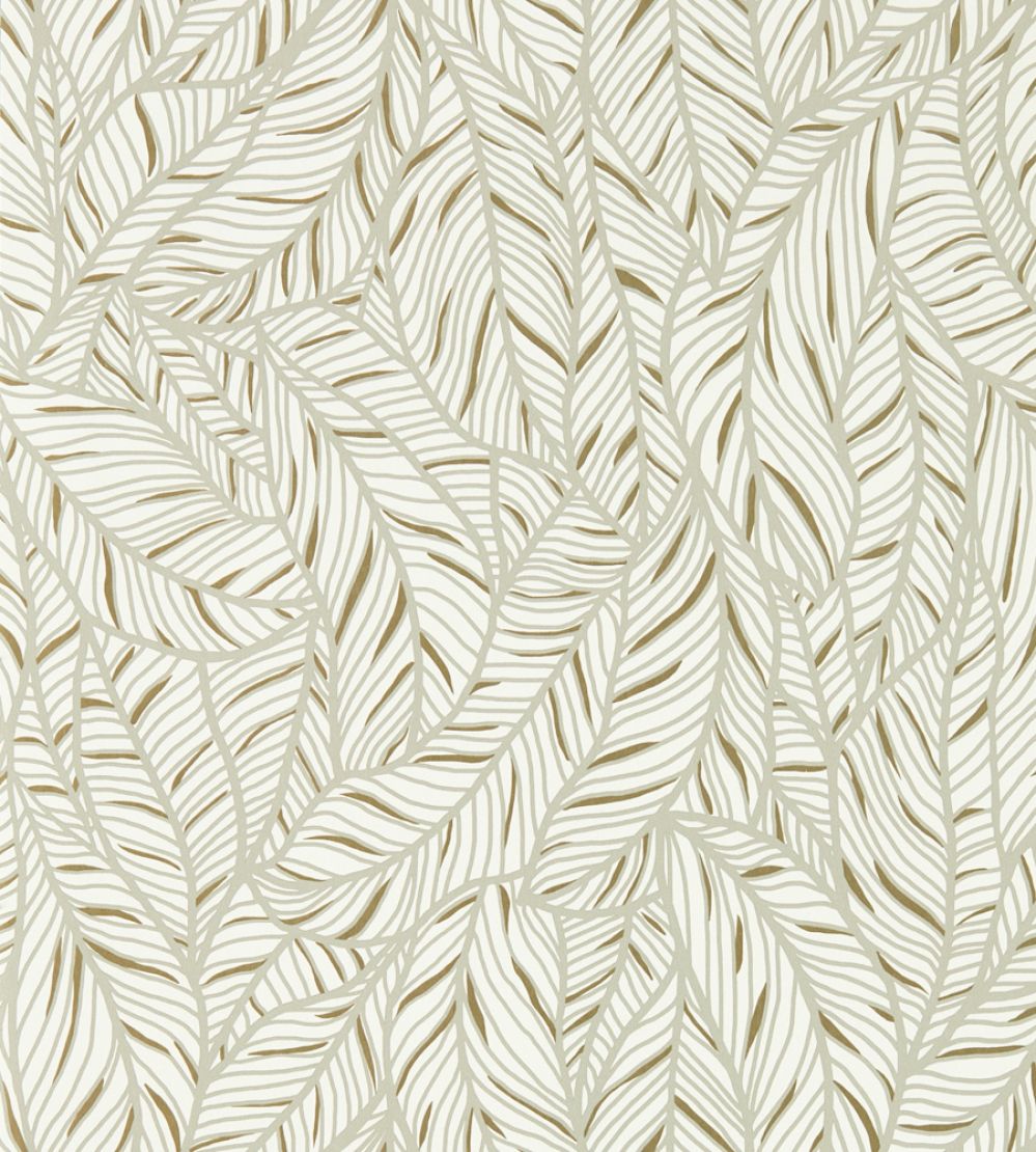 Selva Wallpaper by Clarke & Clarke Linen/Champagne