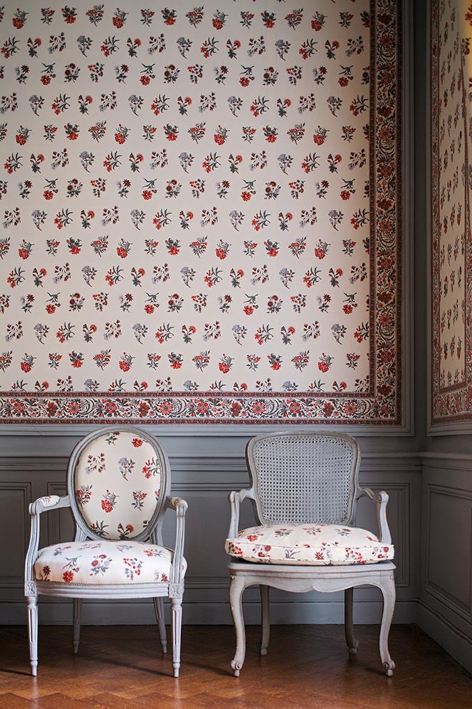 Seme Persan Toile by Braquenié shown in a room setting