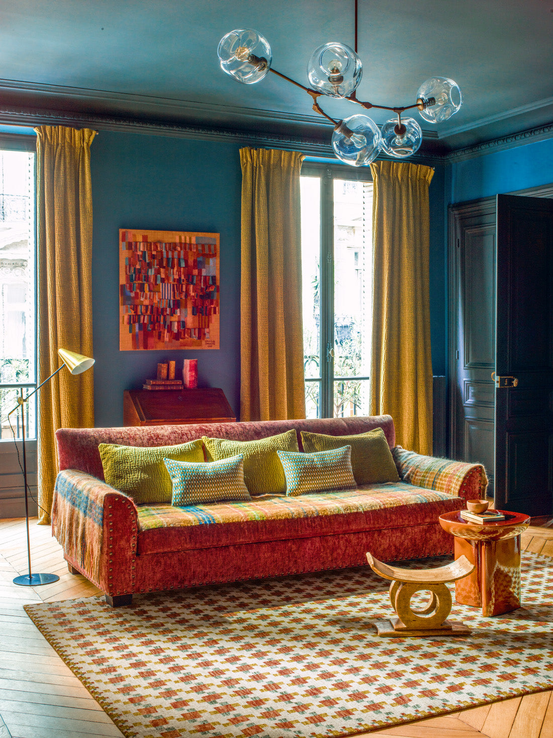 Sherkin Rug by Pierre Frey shown in a room setting (view 2)