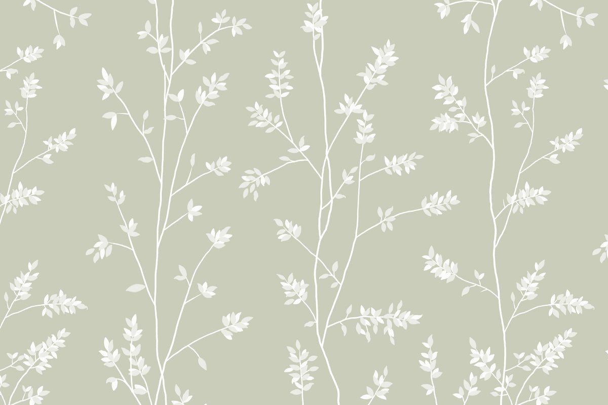 Shrub Green mural by Hovia