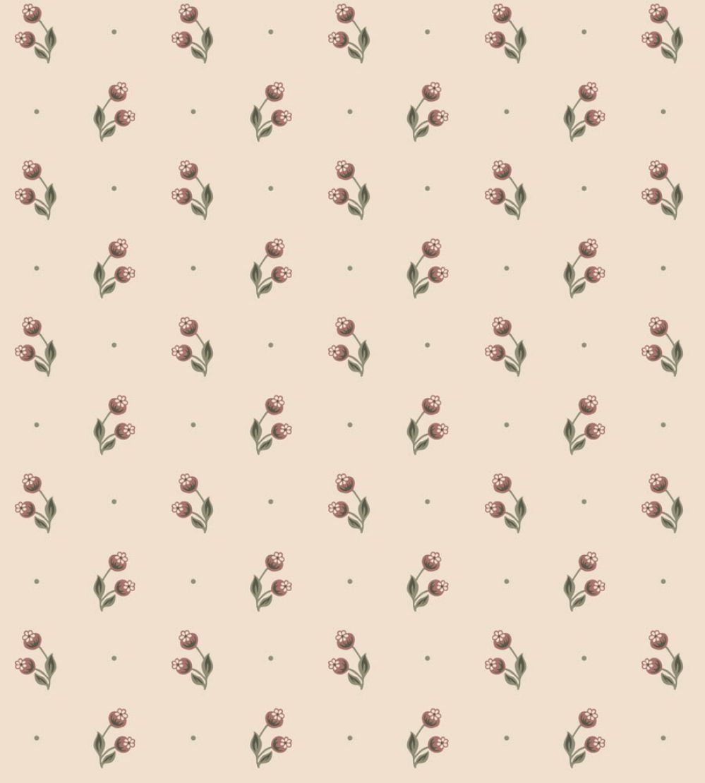 Siv Wallpaper by Sandberg Burgundy