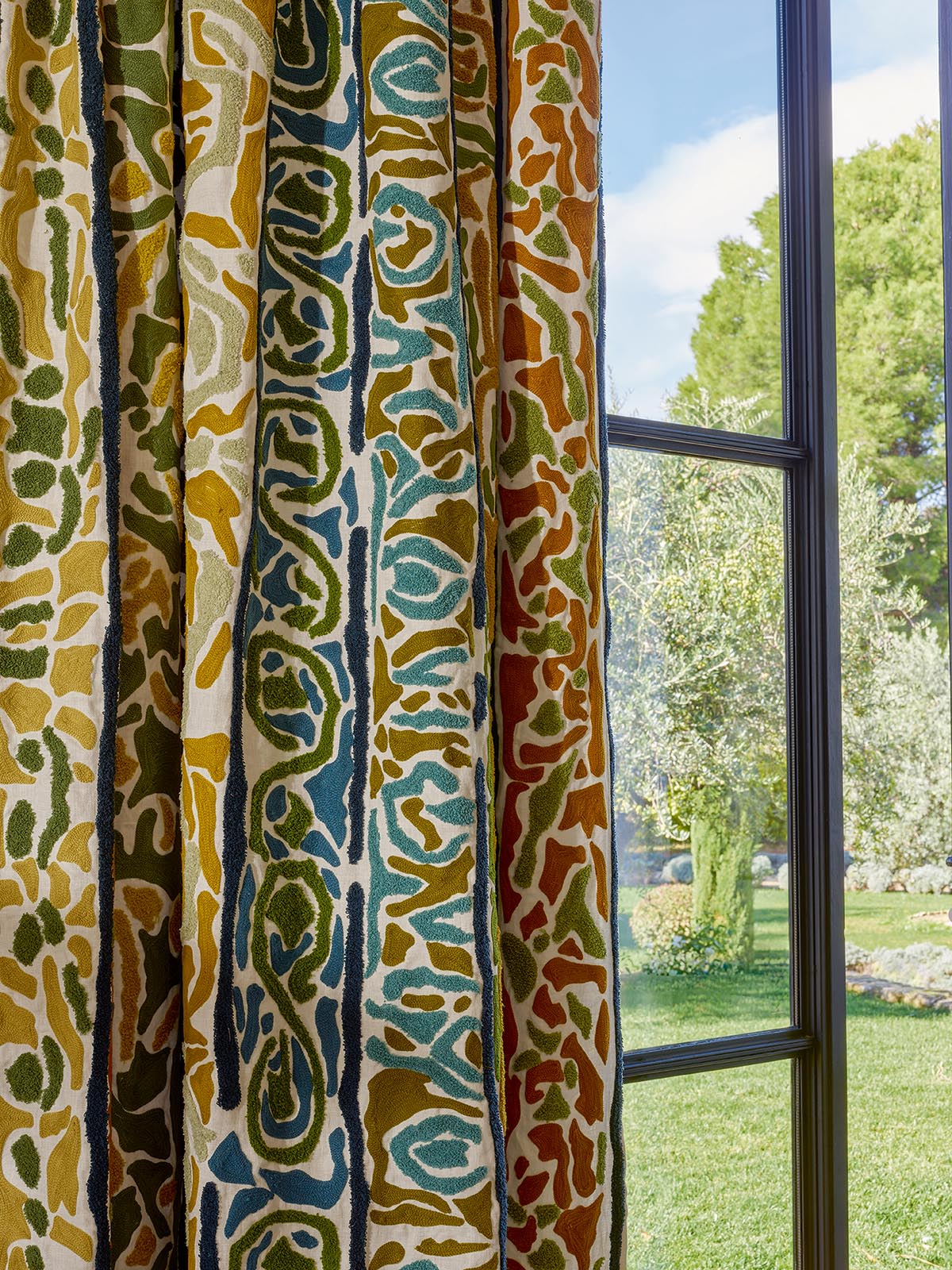 Sokone Fabric by Pierre Frey shown in a room setting (view 2)