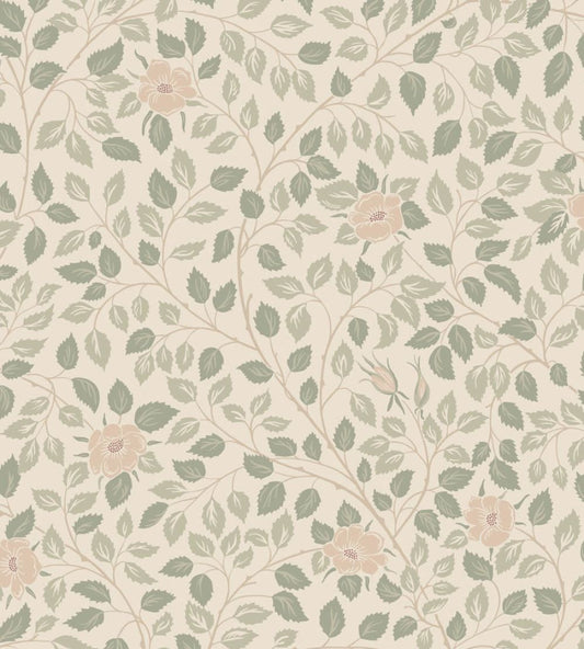 Solliden Wallpaper by Sandberg Spring Green