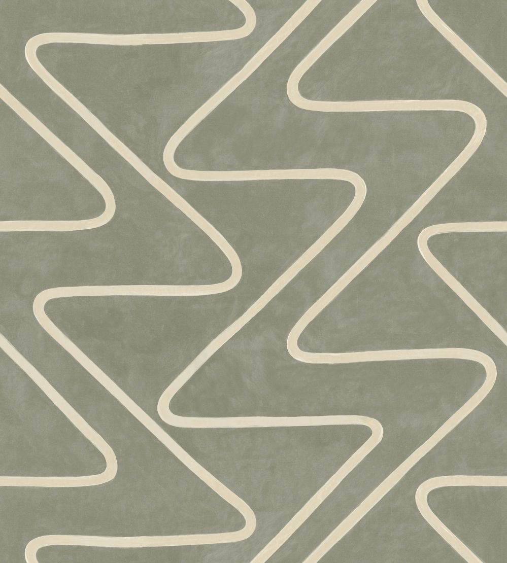 Stelvio Wallpaper by Threads Eucalyptus
