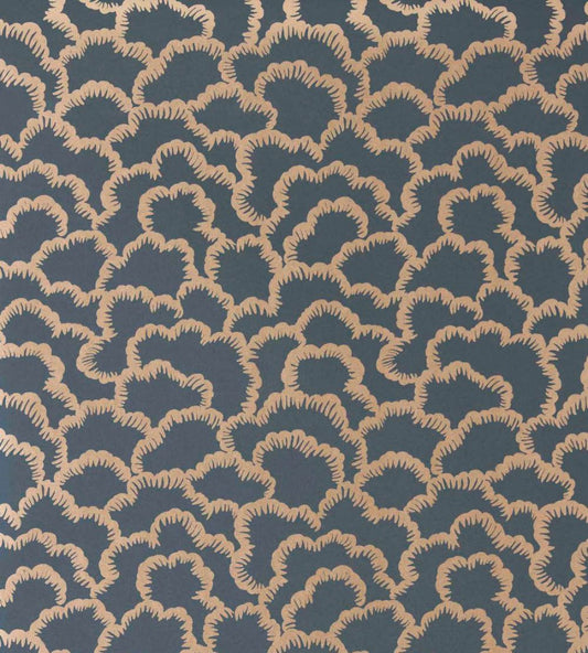 Stratus Wallpaper by 1838 Wallcoverings Future Dusk