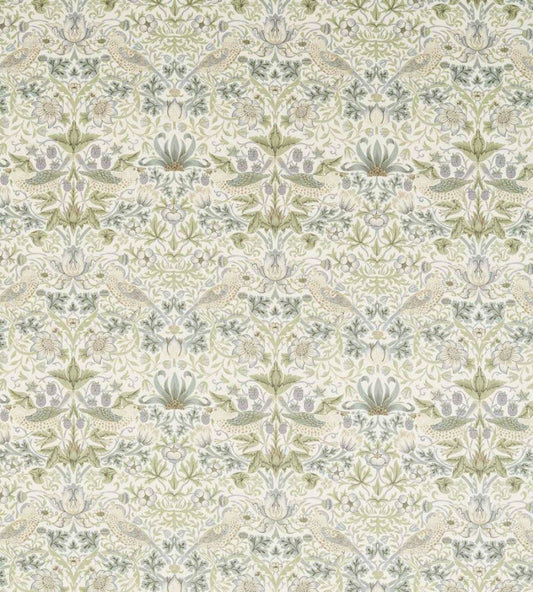 Strawberry Thief Wide Width Fabric by Morris & Co Lilac/Sage