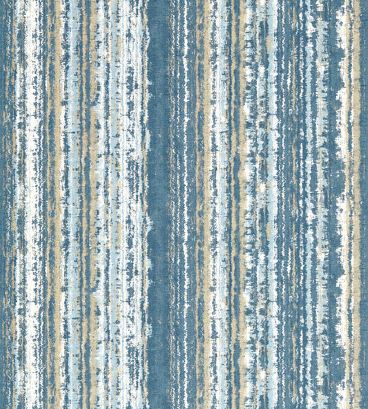 Striatus Wallpaper by Clarke & Clarke Midnight