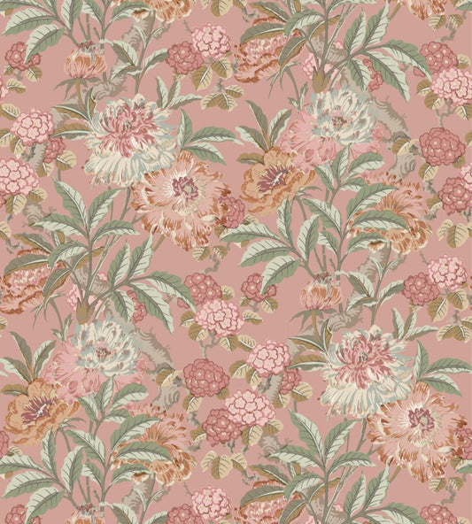 Summer Peony Wallpaper by GP & J Baker Red
