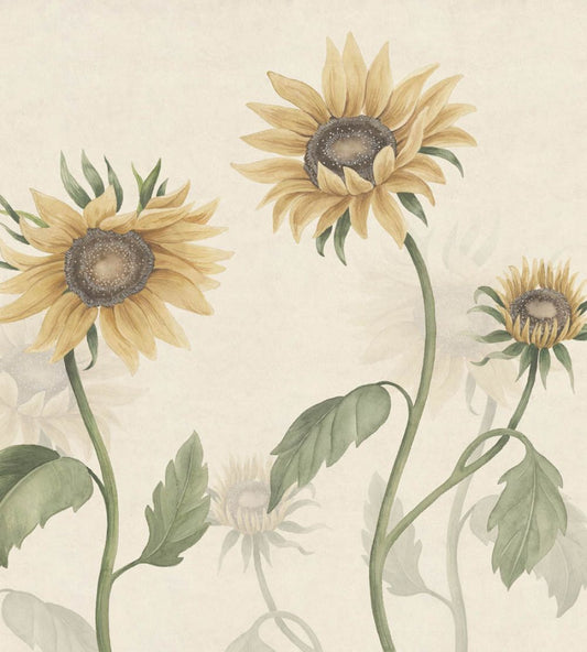 Sunflowers Mural by Sandberg Yellow