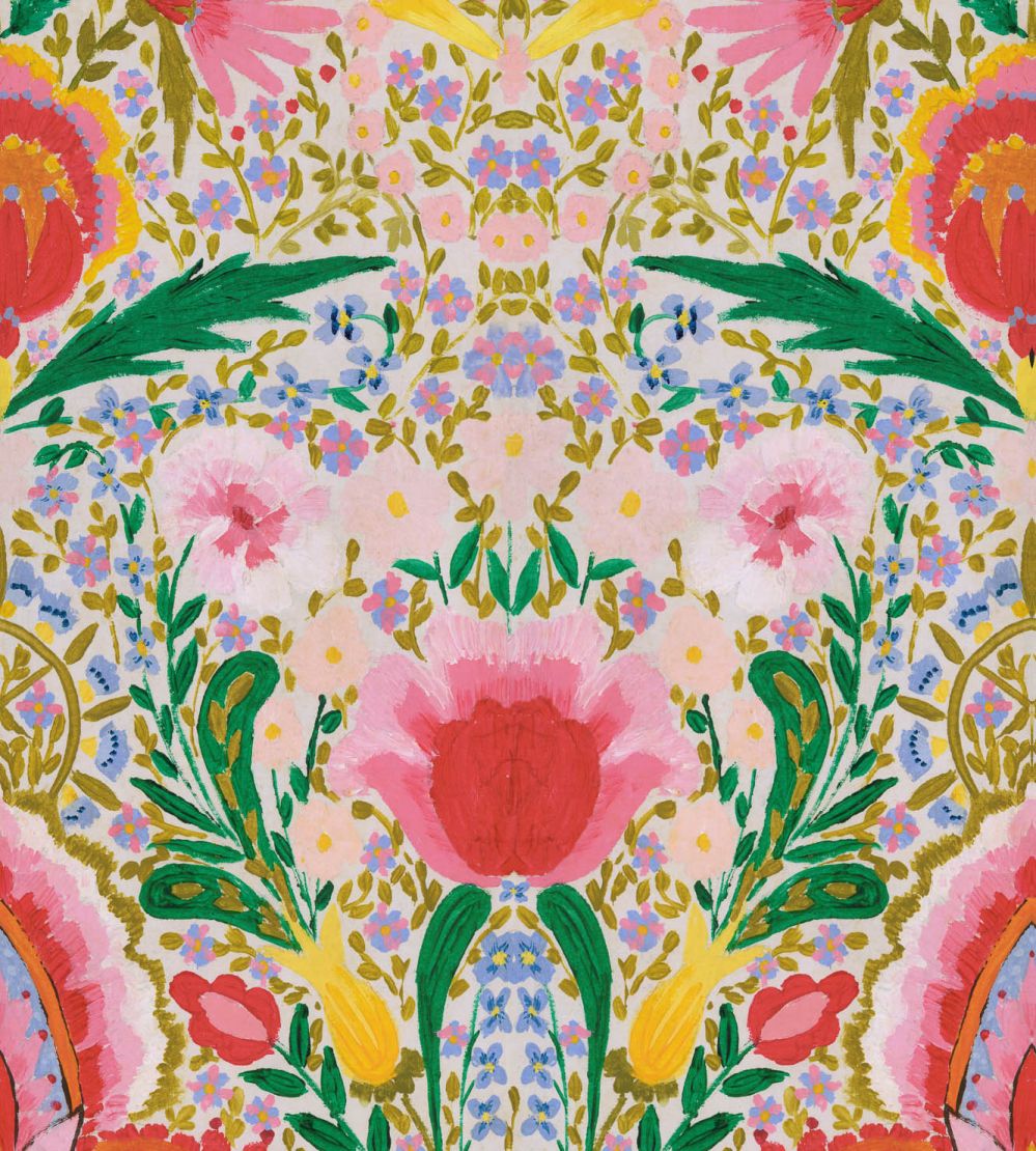 Susie Q Wallpaper by MINDTHEGAP Pink Red