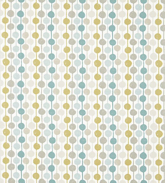 Taimi Fabric by Scion Seaglass / Chalk / Honey