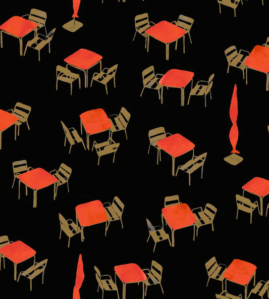 Terraceo Wallpaper by Tres Tintas Black