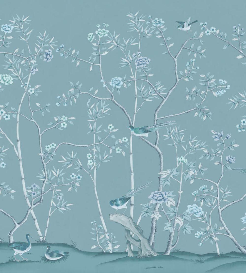 The Garden of Dreams Mural by Woodchip & Magnolia Teal