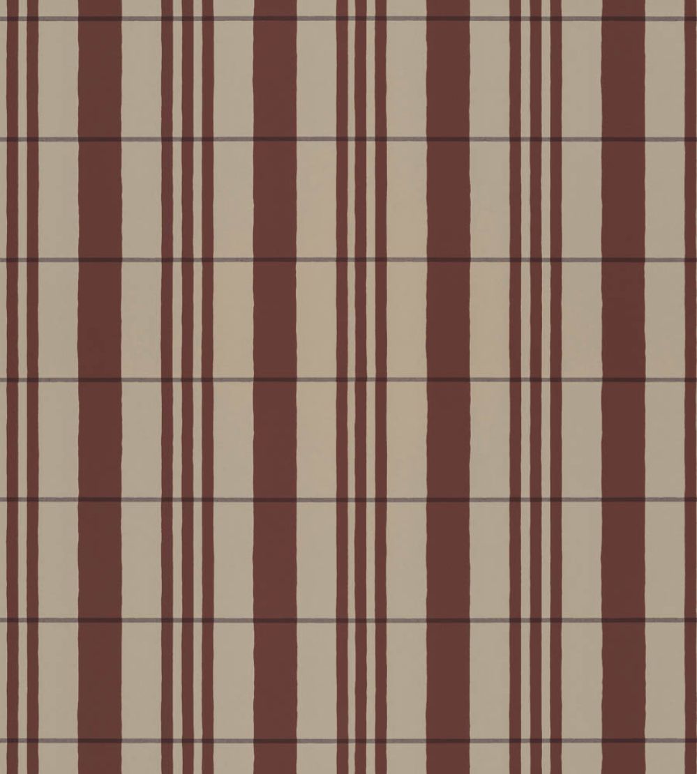 The Guards Tent Wallpaper by Langelid Von Bromssen Wine Red