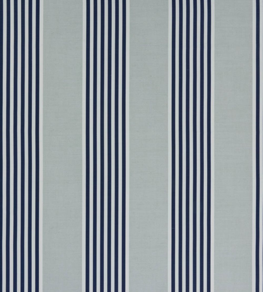 The Hudson Stripe Performance Fabric by Christopher Farr Cloth Azzuro