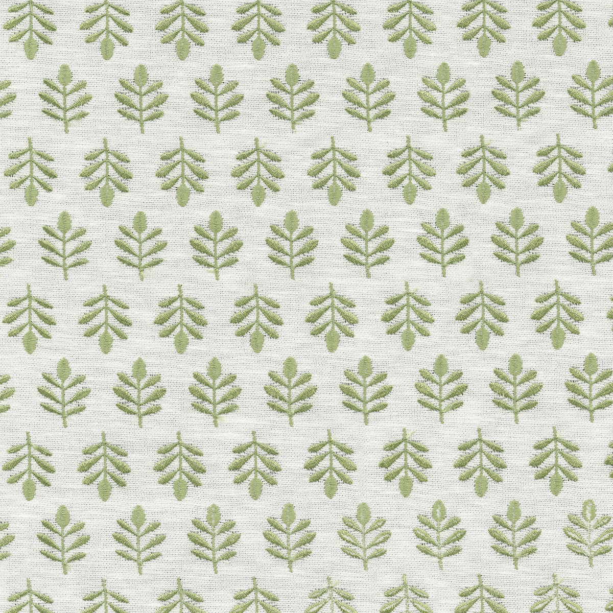 The ReBorn House TRH2686 Fabric, colorway TRH2686.B - small scale / botanical in green, neutral