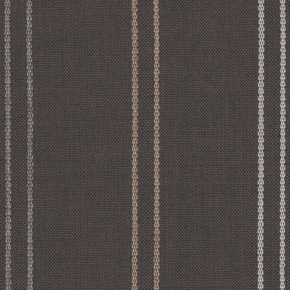 The ReBorn House TRH5692 Outdoor Performance Fabric in Brown, colorway TRH5692.A, stripe in brown and grey