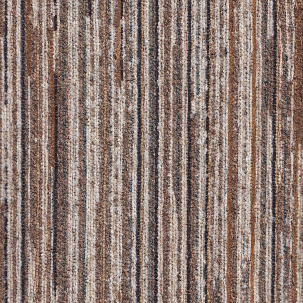 The ReBorn House TRH5771 Performance Fabric in Heather, colorway TRH5771.B, stripe in brown and neutral